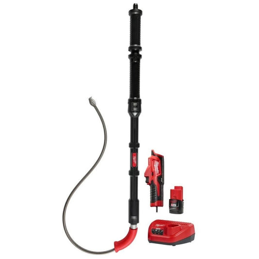 M12™ TRAPSNAKE™ Toilet Auger, Black/Red, 6 ft, Metal
