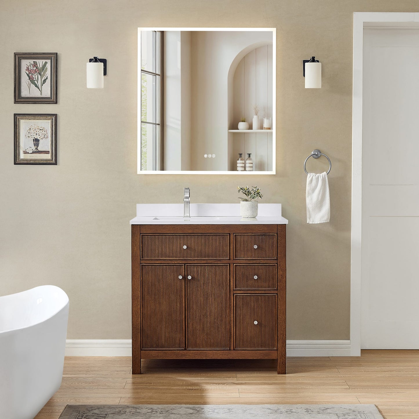 Pendry Single Bathroom Vanity - 36W x 35H x 22D
