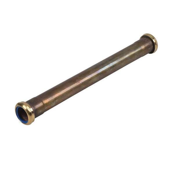 Tubular Extension, 1-1/2 in, Slip Joint, 20 ga, Rough Brass