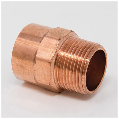Male Adapter, 1-1/4 x 1 in, C x MNPT, Copper