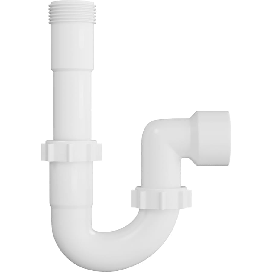 12-1/4" Plastic SJ Tubular P-Trap (1-1/4" X 1-1/2" Connections)