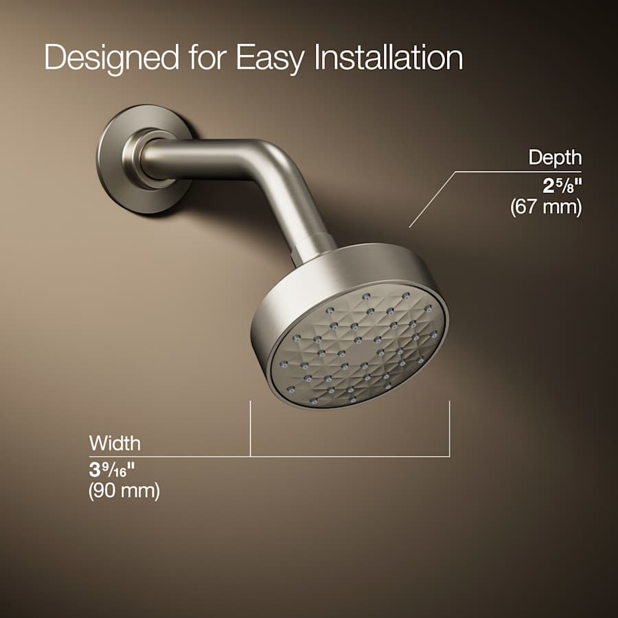 Awaken 1.5 GPM Single Function Shower Head