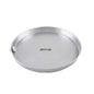 Tank Heater Pan, Round, 36 in Dia, Side Connection, Aluminum