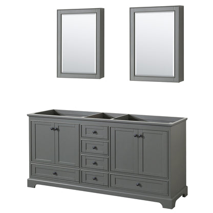 Deborah Double Bathroom Vanity - 71W x 34.25H x 21.5D
