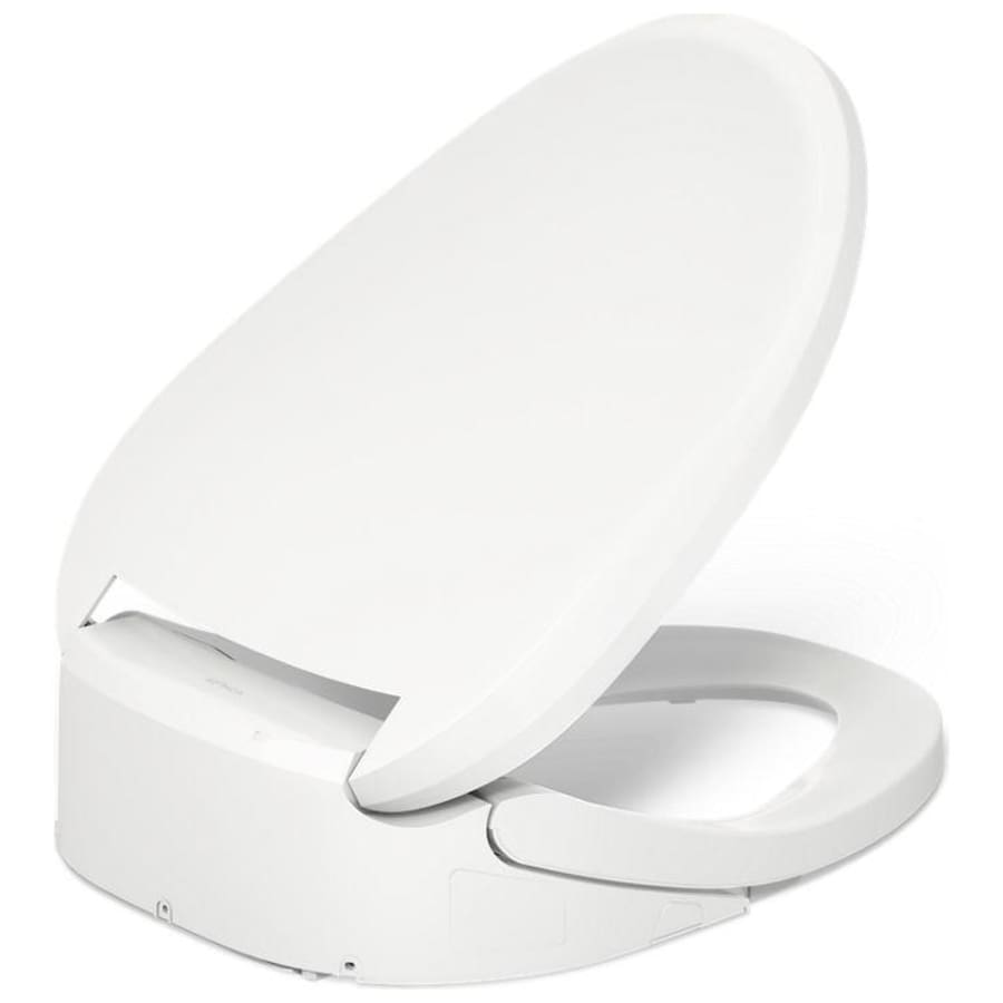 PureWash E820 Elongated Bidet Toilet Seat with Remote Control, Heated Seat, Adjustable Water Temperature, Self-Cleaning UV Technology, Warm-Air Drying System, Automatic Deodorization, and LED Night Light