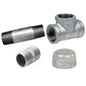 Drip Leg Kit for Gasline, Galvanized, 3/4 in