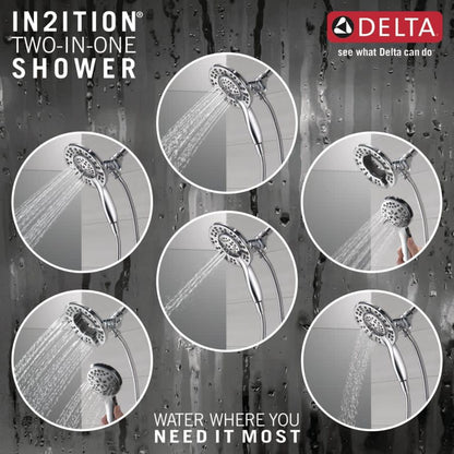 Universal Showering Components 1.75 GPM Multi Function Round Shower Head