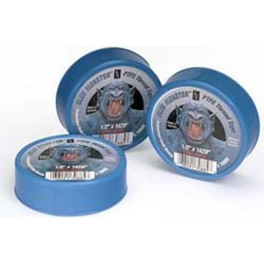 Teflon Tape, 3/4 in W, 1429 in L, Blue