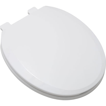 Round Closed-Front Toilet Seat with Easy Clean and Quick Release