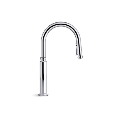 Edalyn™ by Studio McGee Kitchen Faucet, Deck Mount, 1 Lever Handle, 1-Hole, Polished Chrome
