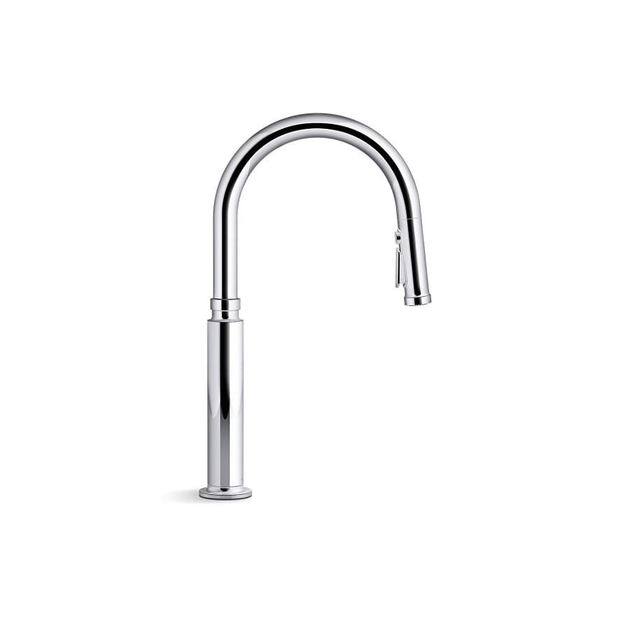 Edalyn™ by Studio McGee Kitchen Faucet, Deck Mount, 1 Lever Handle, 1-Hole, Vibrant Stainless