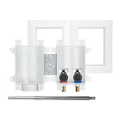 OxBox™ Outlet Box With Valve, 1/2 in, PEX F1960 Grip™ x 3/4 in, Male Hose Thread Outlet, ABS