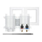 OxBox™ Outlet Box With Valve, 1/2 in, PEX F1960 Grip™ x 3/4 in, Male Hose Thread Outlet, ABS