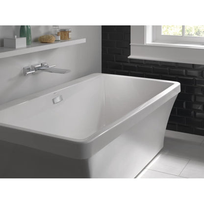 Pivotal Double Handle Wall Mounted Tub Filler Trim - Less Rough In