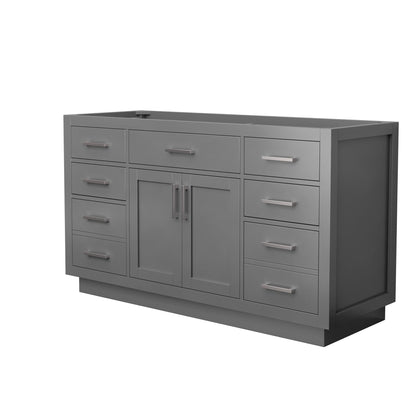 Beckett Single Bathroom Vanity with Toe Kick - 59W x 34.25H x 21.5D