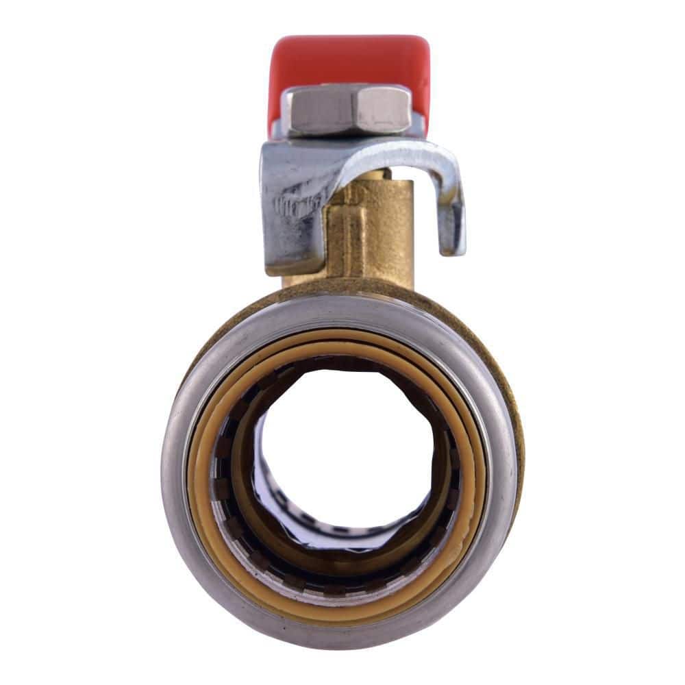 Max 3/4 in. Brass Push-to-Connect Ball Valve