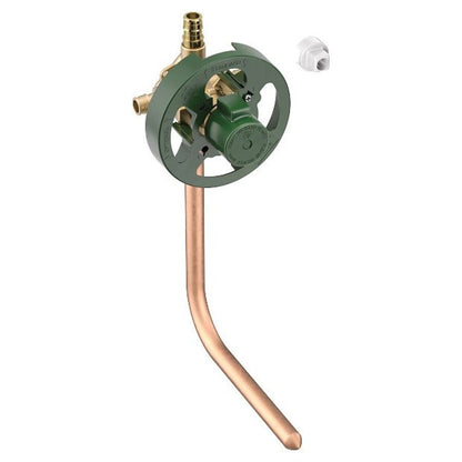 M-PACT® Posi-Temp® Pressure Balancing Valve With CC Drop, 1/2 in, Cold Expansion PEX Inlet x 8 x 7 x 1/2 in, Copper Tube Outlet, 4 Ways, Brass Body