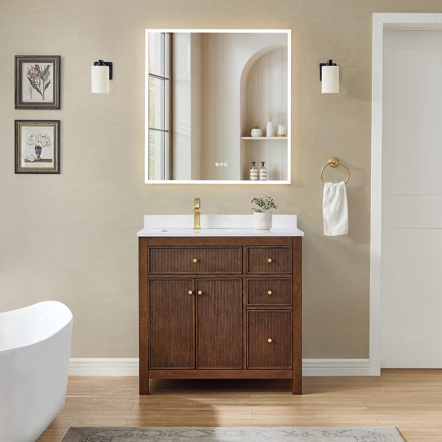 Pendry Single Bathroom Vanity - 36W x 35H x 22D