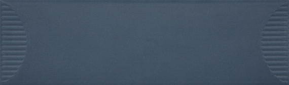 Stencil Indigo Rectangle, Linear 4X12 Matte