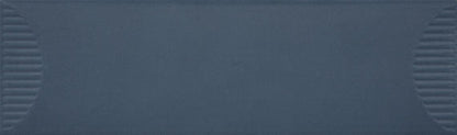 Stencil Indigo Rectangle, Linear 4X12 Matte