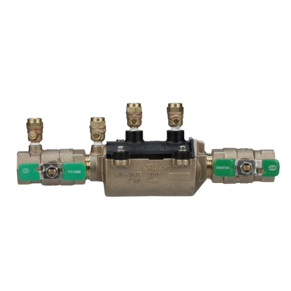 350XL Double Check Backflow Preventer, 1 in, FNPT, Bronze