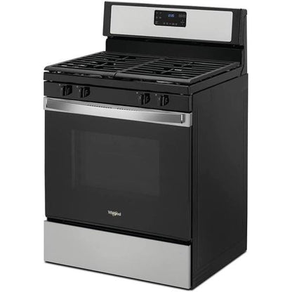 30"W 5.0Cuft F/S 4B Gas Range Stainless Steel