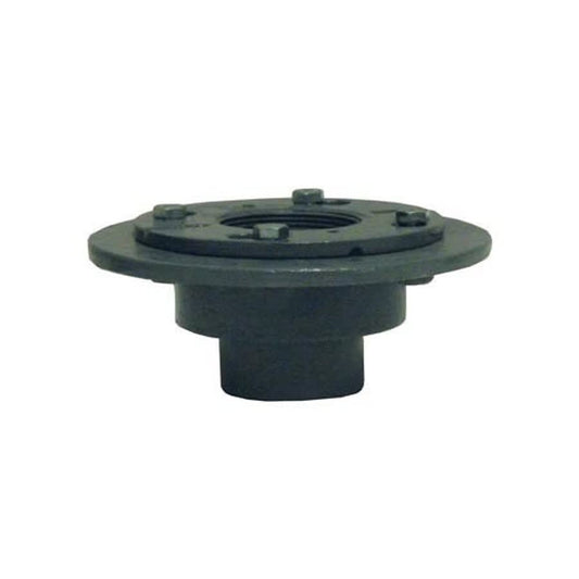 Drain Body, 2 in IPS Inlet x 2 in, Cast Iron Outlet, Cast Iron Grid, Cast Iron Drain