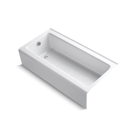 Bellwether® Alcove Tub, ADA, 60 x 30-1/4 x 14-1/2 in, Left Hand Drain, White
