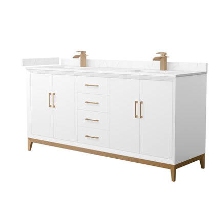Amici Double Bathroom Vanity - 72W x 35.25H x 22D
