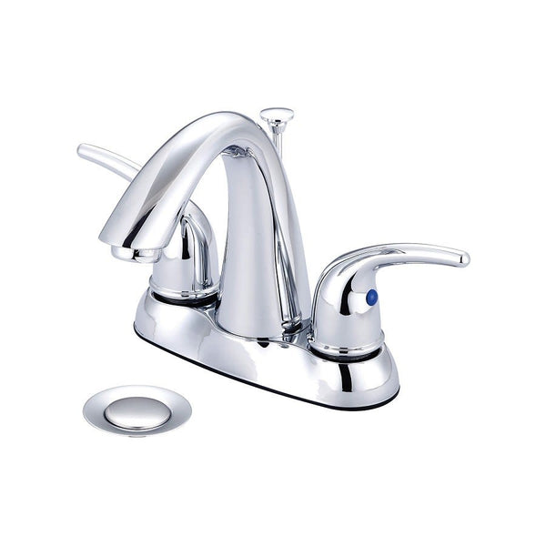 Accent Centerset Lavatory Faucet, ADA, 2 Handle, 2-Hole, 1.2 gpm, Polished Chrome