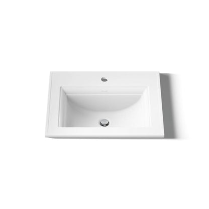 Memoirs Stately 17" Drop In Bathroom Sink with 1 Hole Drilled and Overflow