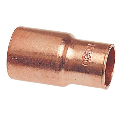 Bushing, 1/2 x 3/8 in, Fitting x C, Cleaned & Bagged Copper