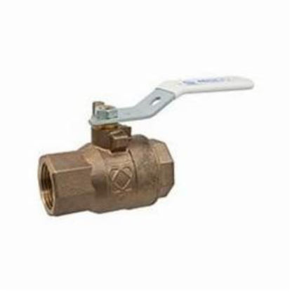 2-Piece Ball Valve, 3/8 in, FNPT, Full Port, Bronze Ball, Bronze