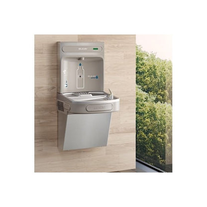 Cooler Only, Electronic Front and Side Bubbler Pushbar Operation, 1 Station