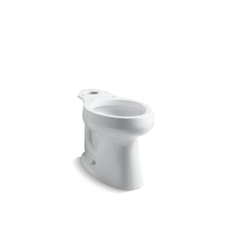 HighLine® Toilet Bowl, Floor Mount, 12 in Rough, Elongated, White