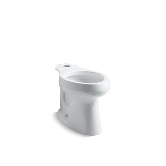 HighLine® Toilet Bowl, Floor Mount, 12 in Rough, Elongated, White