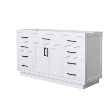 Beckett Single Bathroom Vanity with Toe Kick - 59W x 34.25H x 21.5D