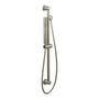 Single Function Hand Shower Package with Hose and Slide Bar Included from the Level Collection