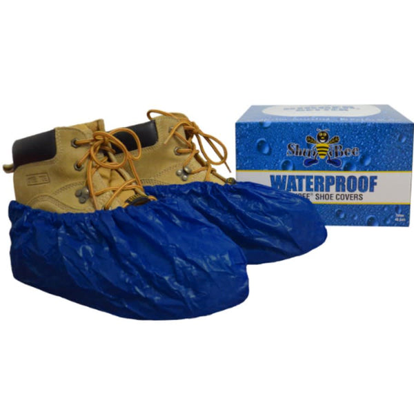 Dark Blue, Waterproof Shoe Covers (40 Pair-Box)