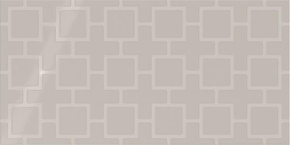 Showscape Soft Gray Rectangle, Square Lattice 12X24 Textured