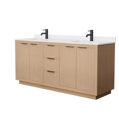 Maroni Double Bathroom Vanity - 72W x 33.75H x 22D