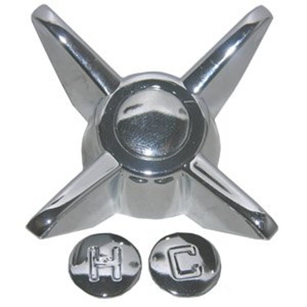 Am Std Colony O/S with 3 Buttons, Polished Chrome