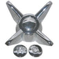 Am Std Colony O/S with 3 Buttons, Polished Chrome