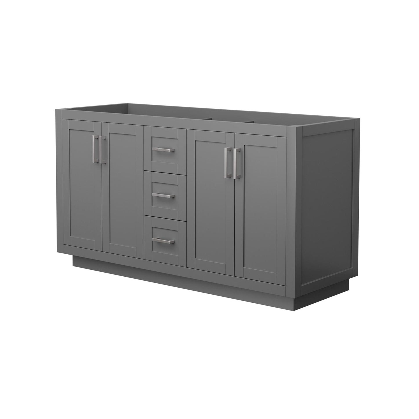 Miranda Double Bathroom Vanity - 59.25W x 33H x 21.75D