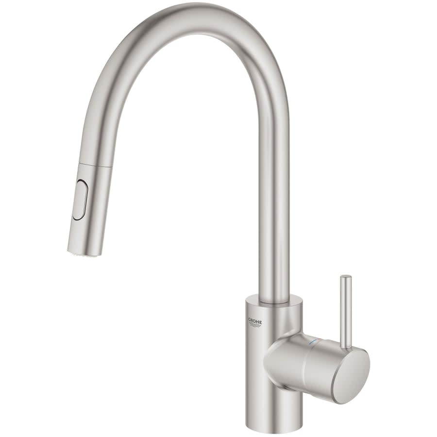 Concetto 1.75 GPM Single Hole Pull Down Kitchen Faucet