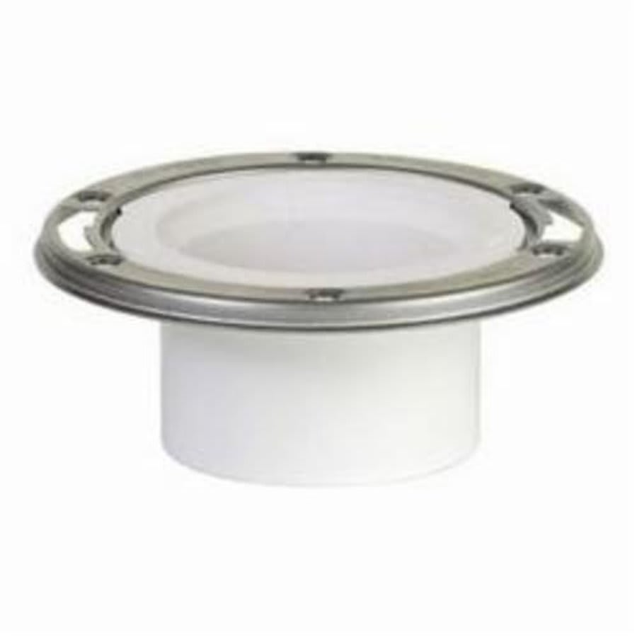 Adjustable Closet Flange, 3 in, Hub, PVC