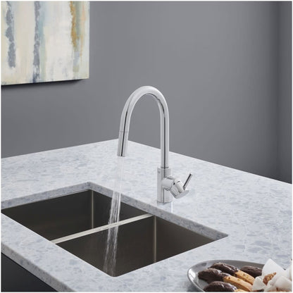 Concetto 1.75 GPM Single Hole Pull Down Kitchen Faucet