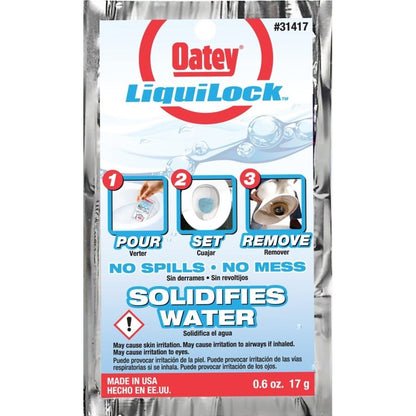 0.6 oz Liquilock Gel for Toilet Removal, 70 Pack