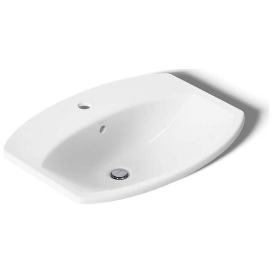 Cimarron 20-3/8" Drop In Bathroom Sink with 1 Hole Drilled and Overflow