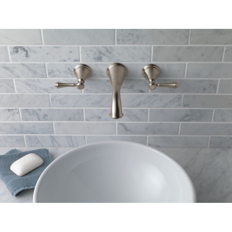 Cassidy Wall Mounted Bathroom Faucet - Less Rough-In Valve and Drain Assembly - Includes Lifetime Warranty